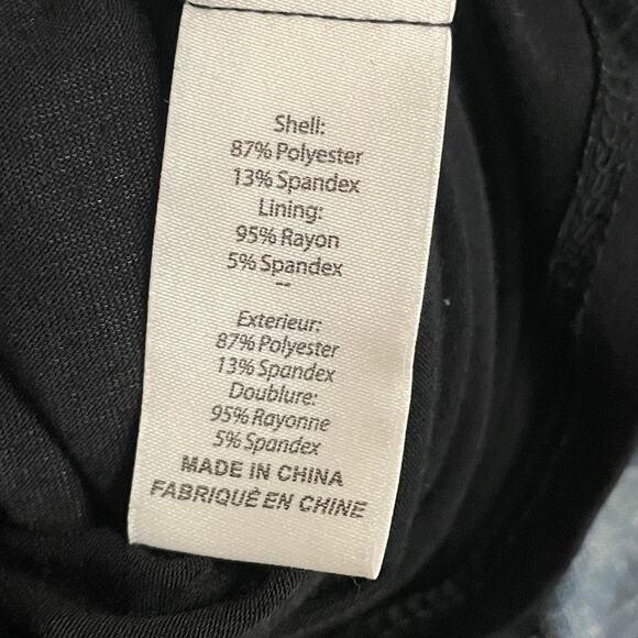 Cinq a Sept Marlene Dress in Black & Toast Abstract Print Womens Size 2 - Picture 8 of 8